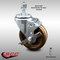 Service Caster 4 Inch SS High Temp Phenolic Wheel Swivel 1/2 Inch Threaded Stem Caster with Brake SCC-SSTS20S414-PHSHT-TLB-121315 - alternate 1